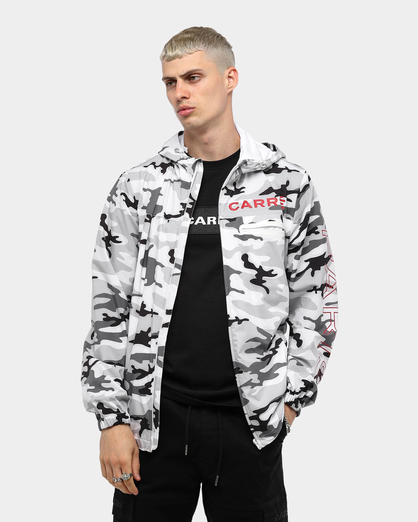 Carré Staple Windbreaker Snow Camo