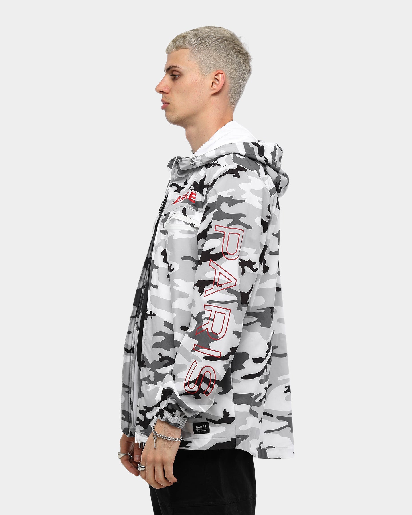 Carré Staple Windbreaker Snow Camo