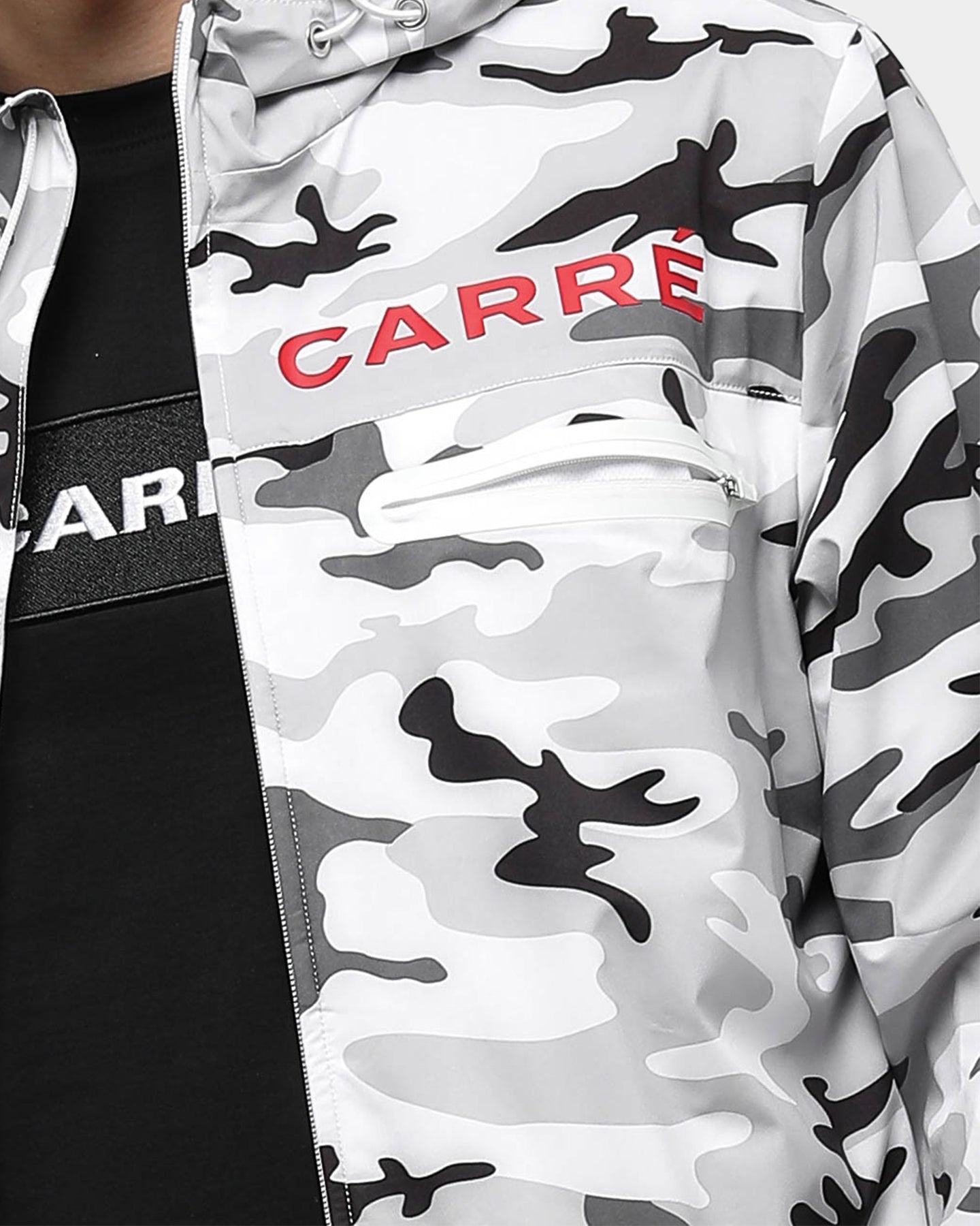 Carré Staple Windbreaker Snow Camo