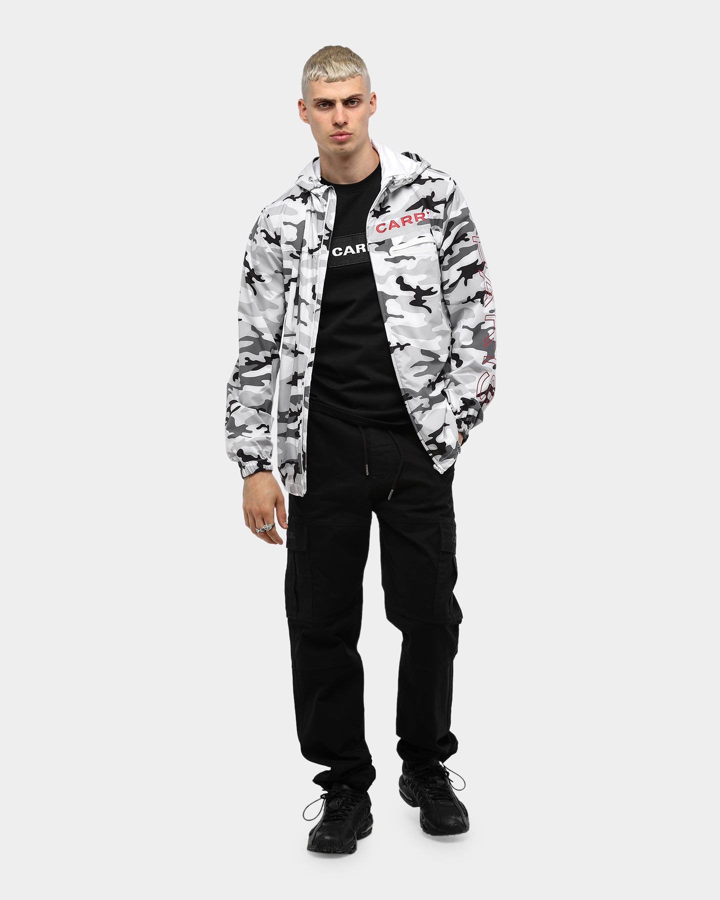 Carré Staple Windbreaker Snow Camo