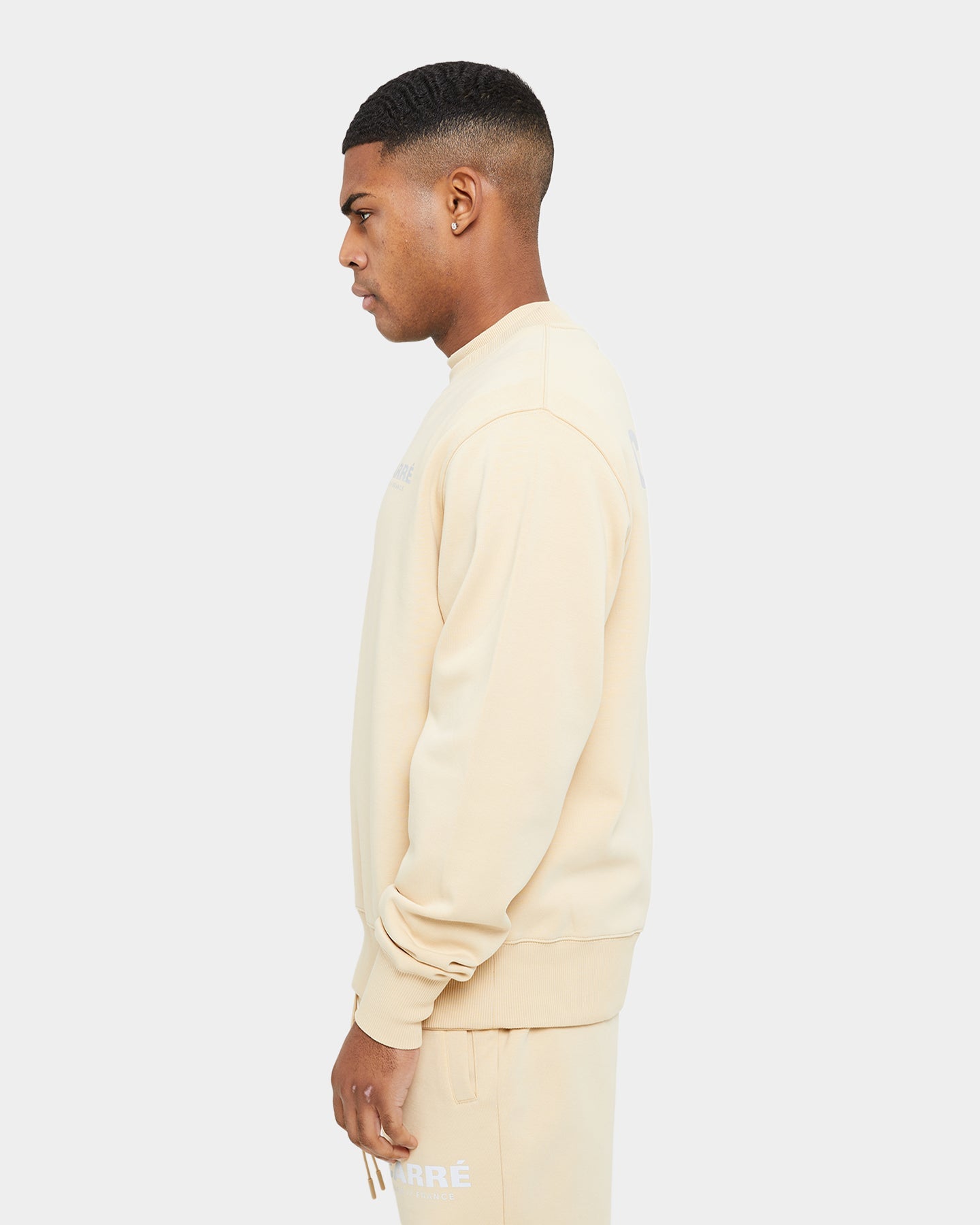 Carre Premium Motion Crewneck Cappuccino/Grey