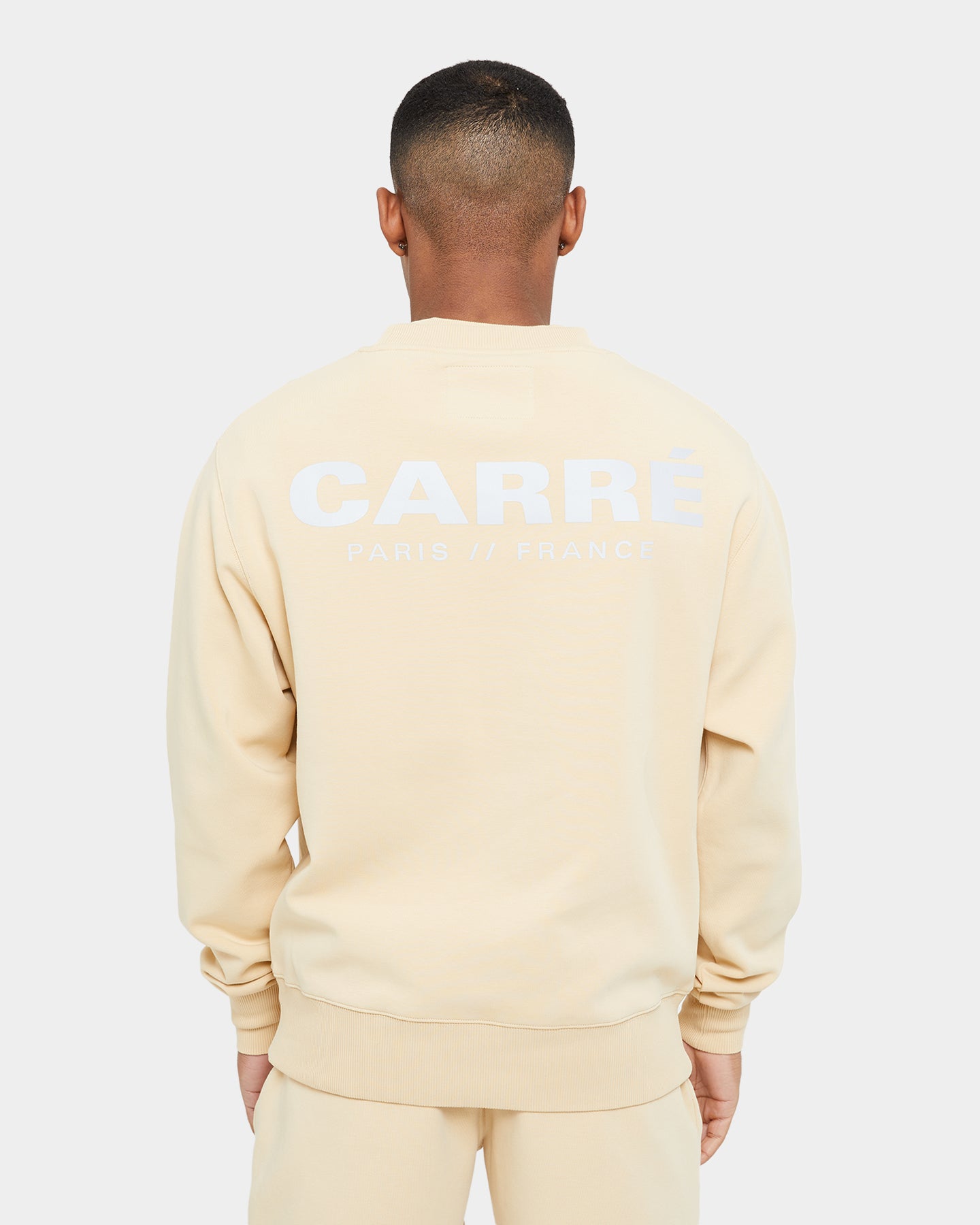 Carre Premium Motion Crewneck Cappuccino/Grey