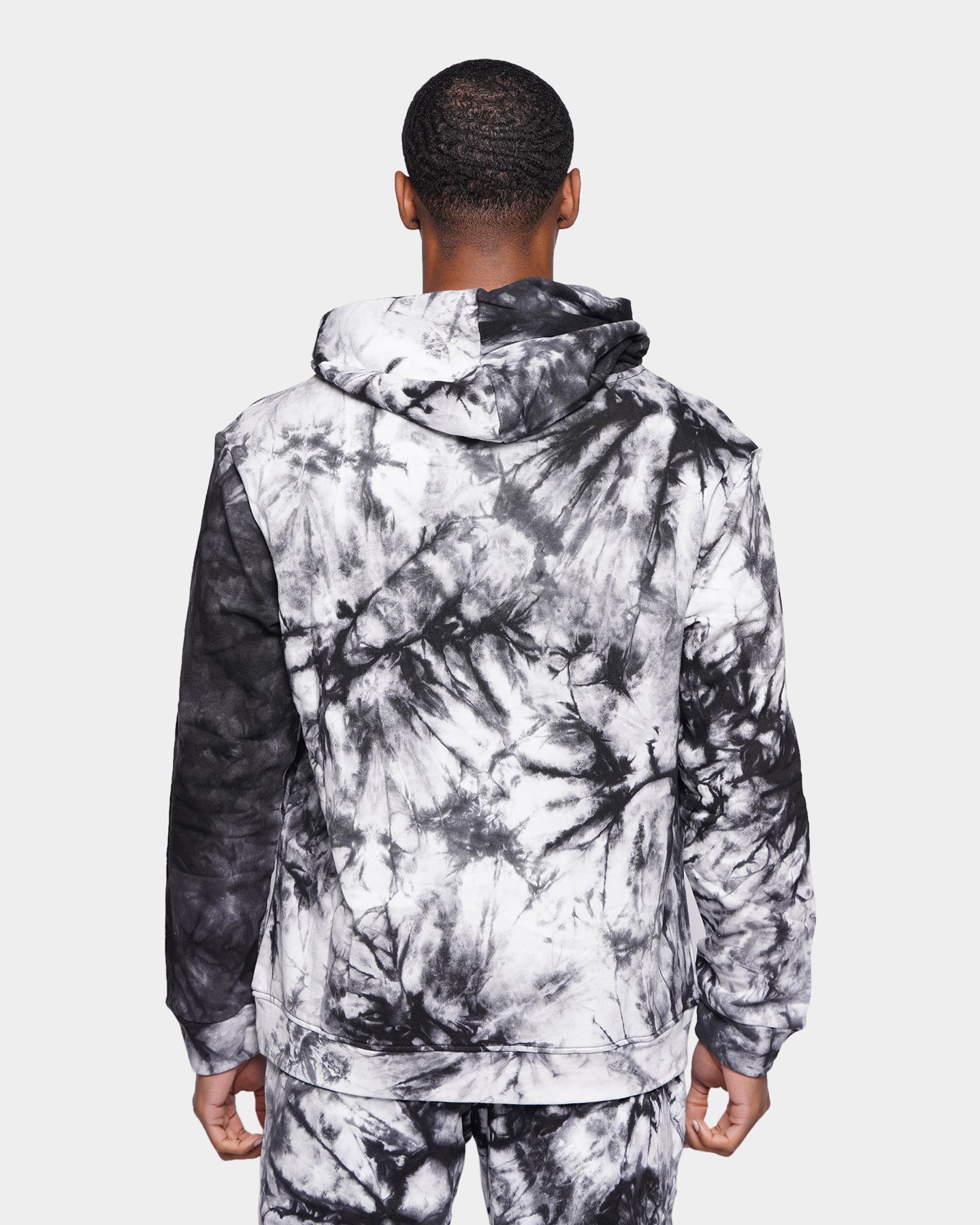 XXIII Zareek Tie Dye Hoodie Black/White