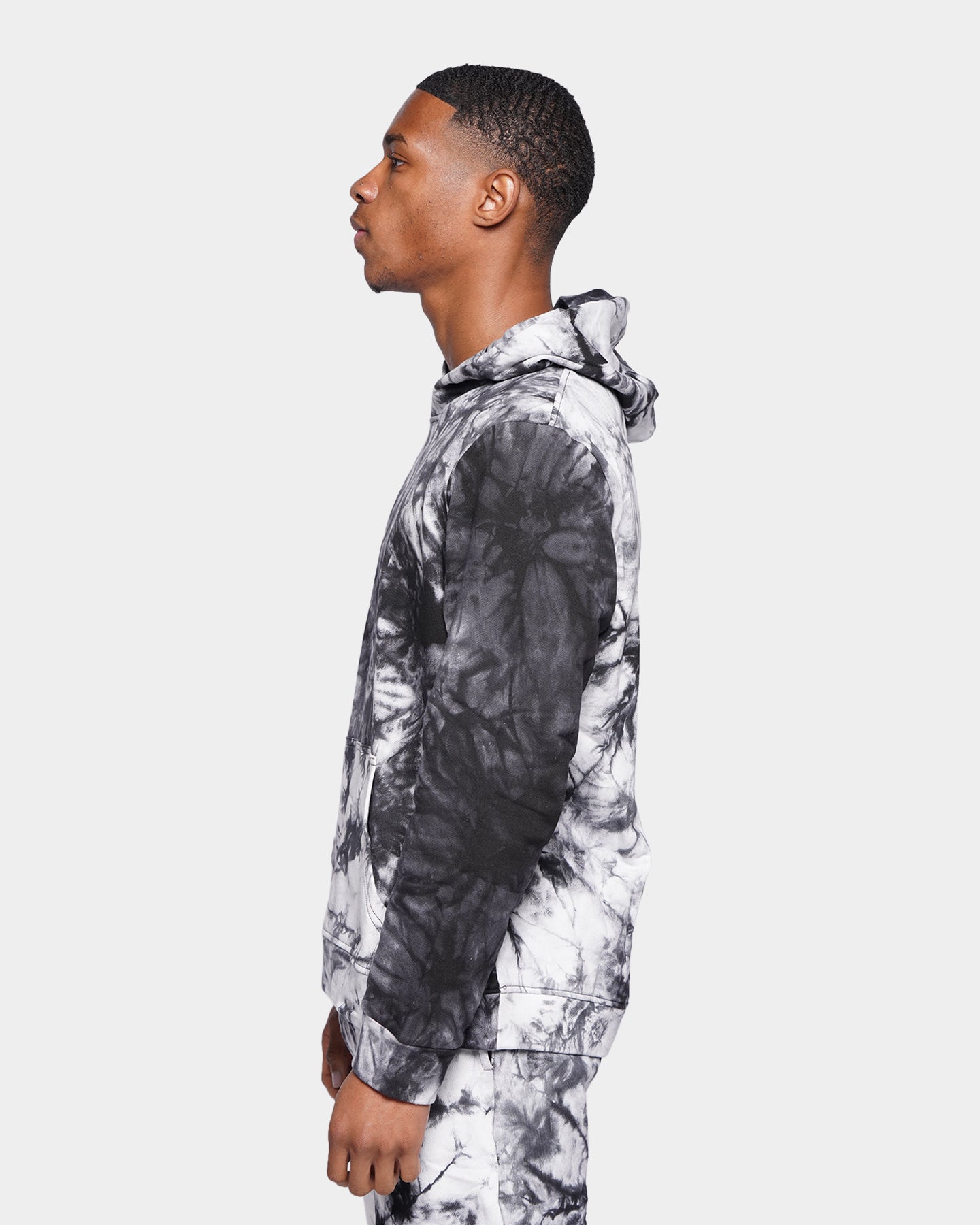 XXIII Zareek Tie Dye Hoodie Black/White