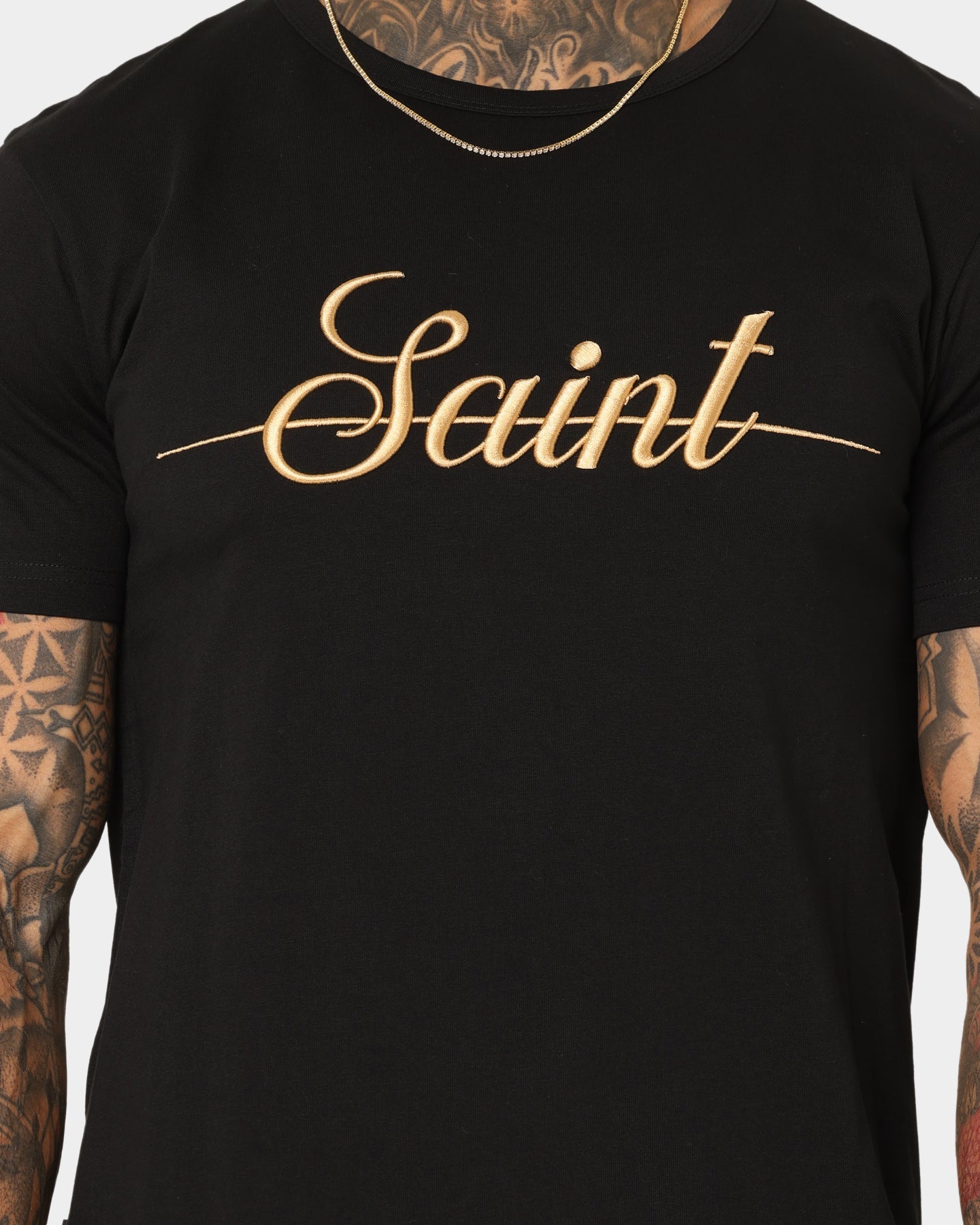 Saint Morta Saviour El Duplo T-Shirt Black/Gold