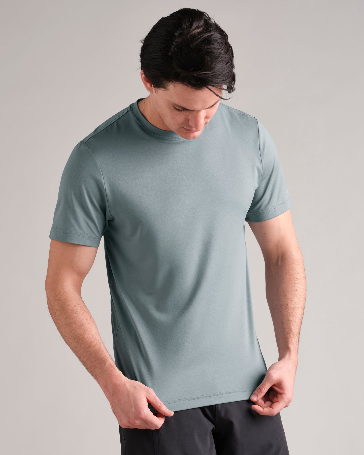 Backspin Tee -- Stormy Sea Green