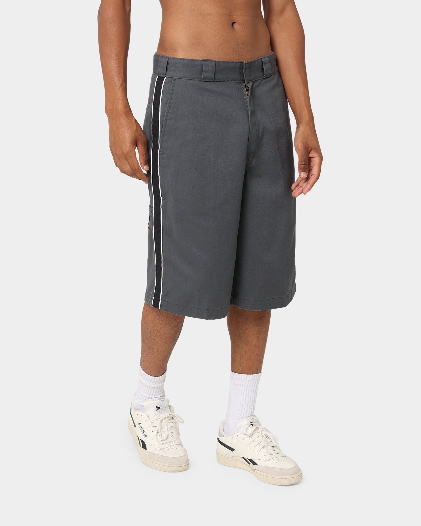 Supreme X Dickies Stripe 13" Loose Shorts Charcoal