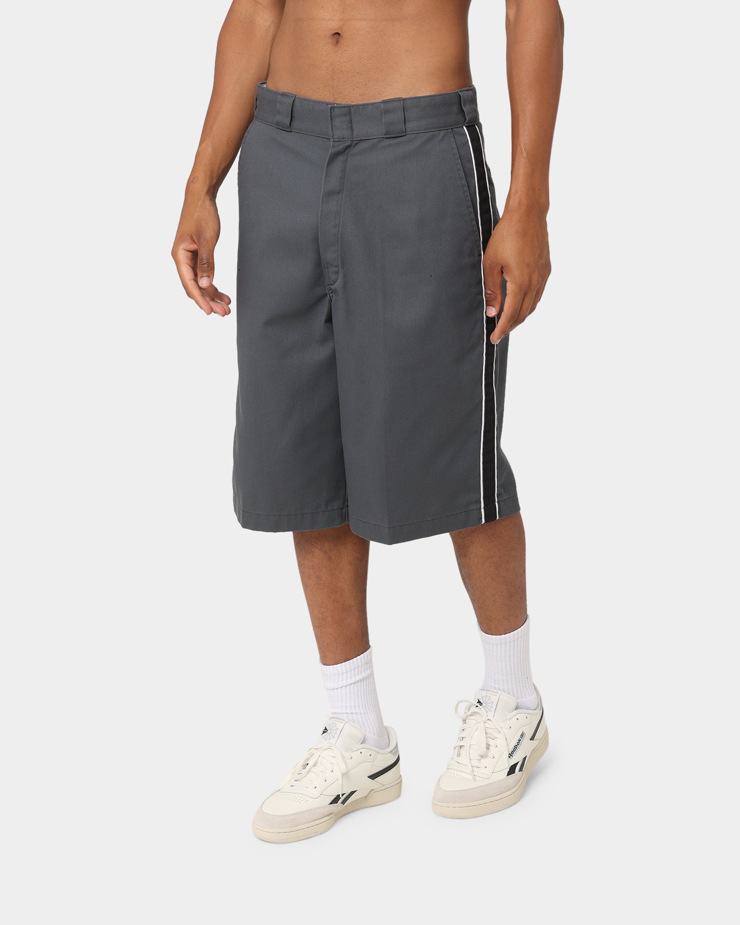 Supreme X Dickies Stripe 13" Loose Shorts Charcoal