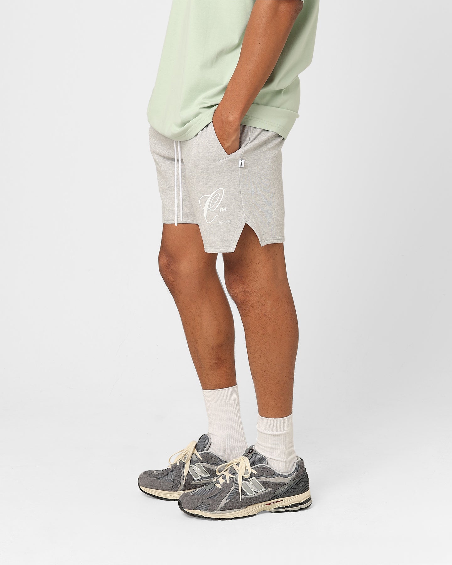 Carre Capital C Motion Shorts Grey Marle