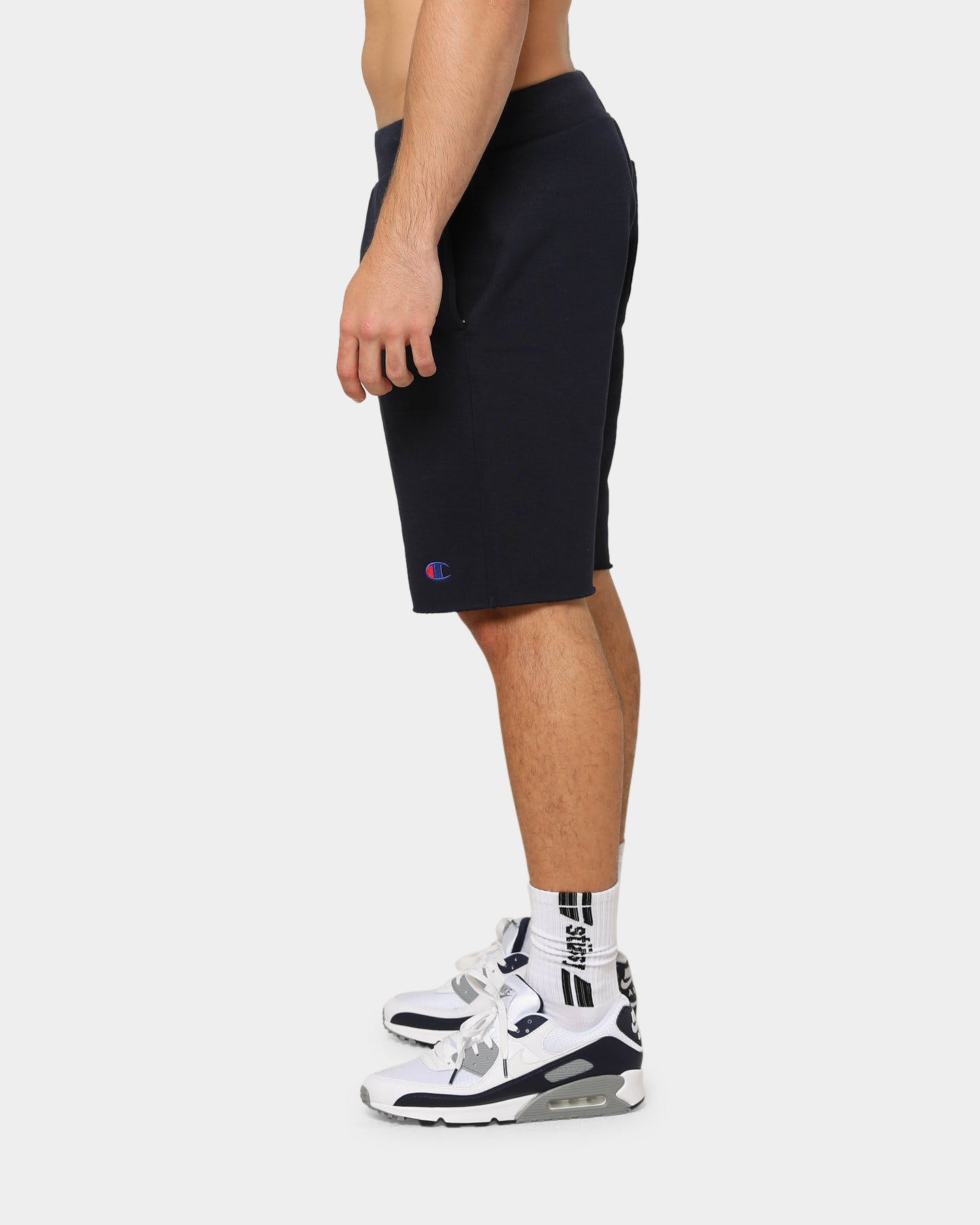 Champion Rev Weave Cut Off Short Navy