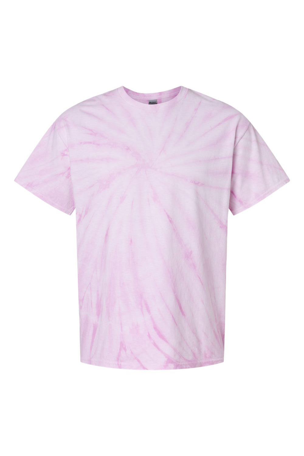 Dyenomite Mens Cyclone Pinwheel Tie Dyed Short Sleeve Crewneck T-Shirt - Lilac - NEW