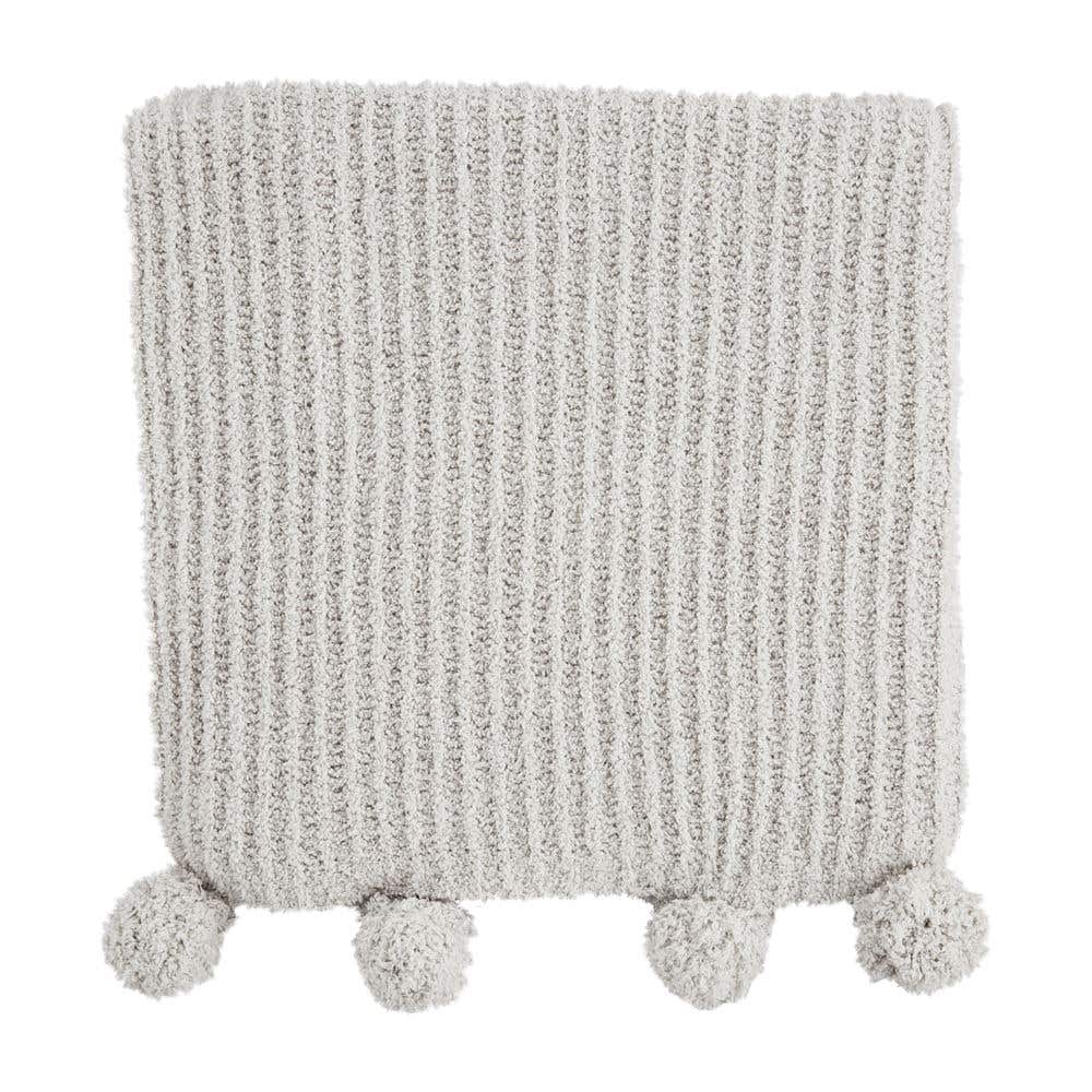 Chenille Pom Blanket