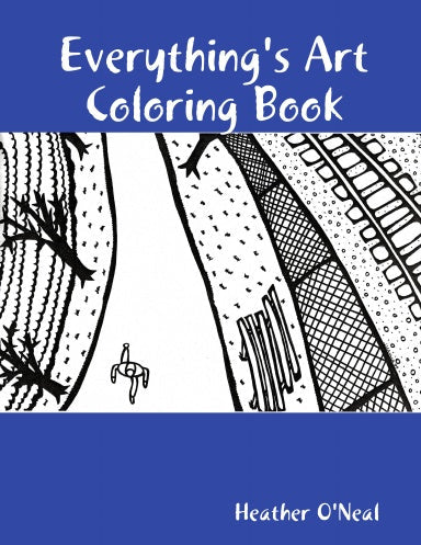 Everything's Art Coloring Book