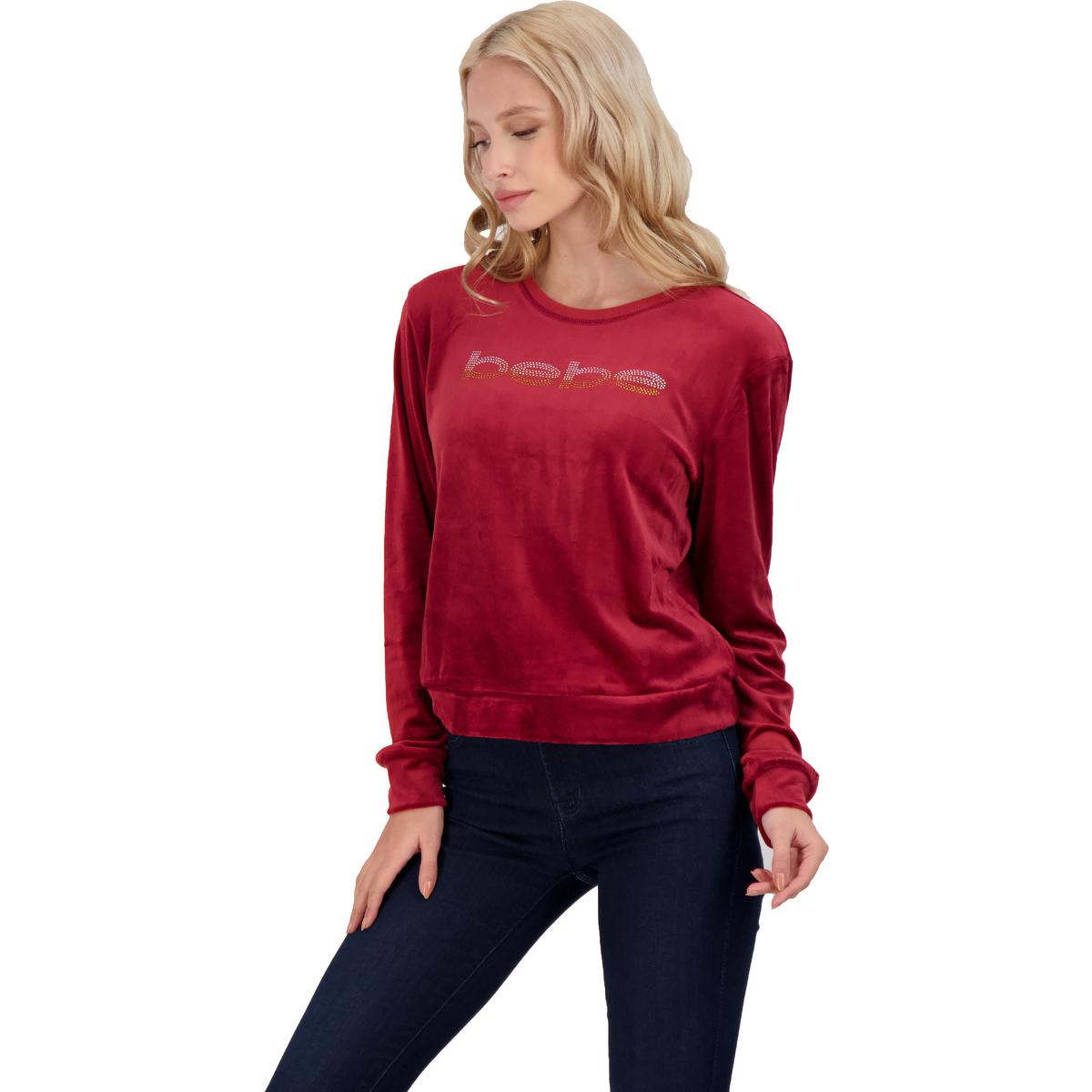 Womens Velour Comfy Sweatshirt