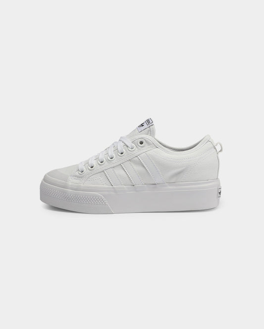 Adidas Women's Nizza Platform White/White/White