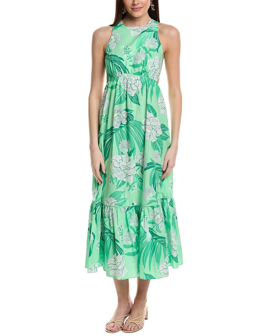 FARM Rio Dewdrop Floral Midi Dress