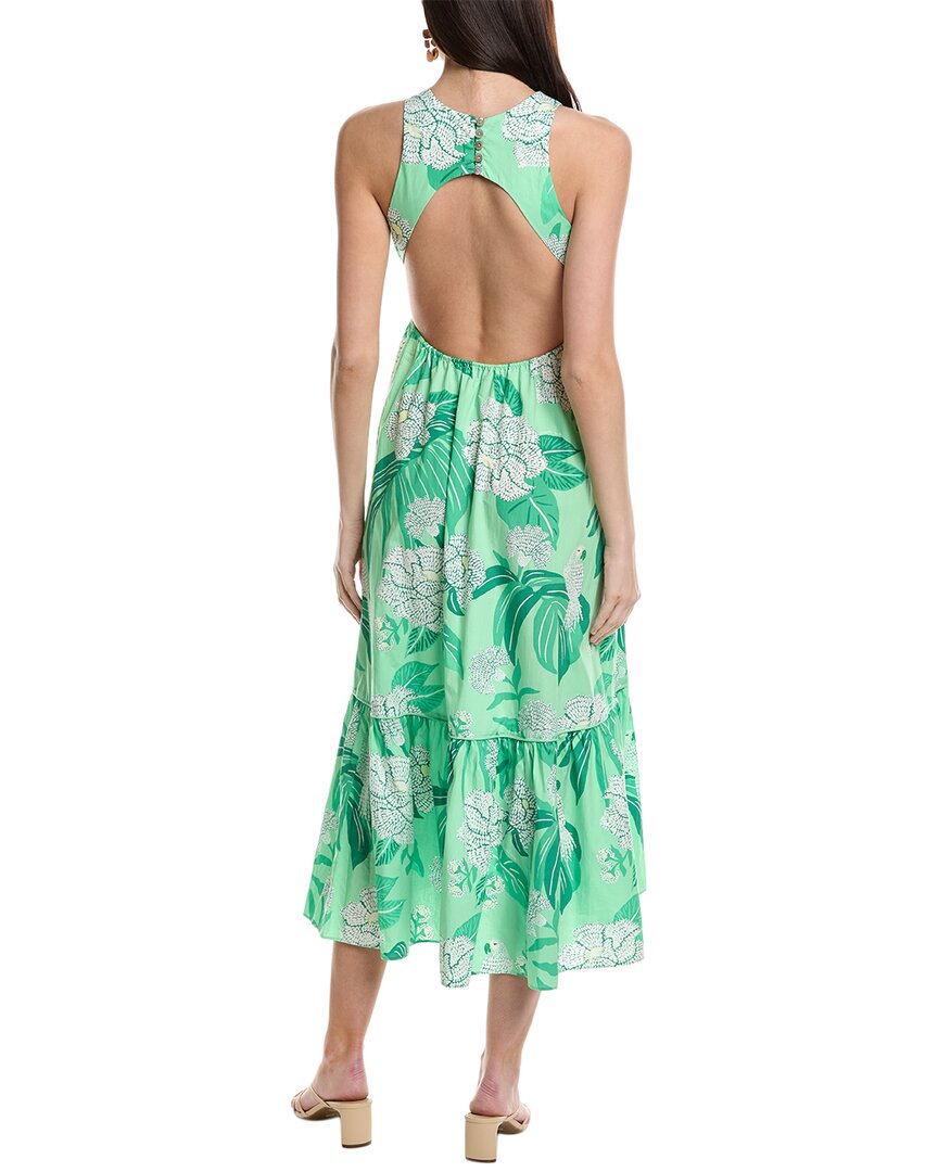 FARM Rio Dewdrop Floral Midi Dress