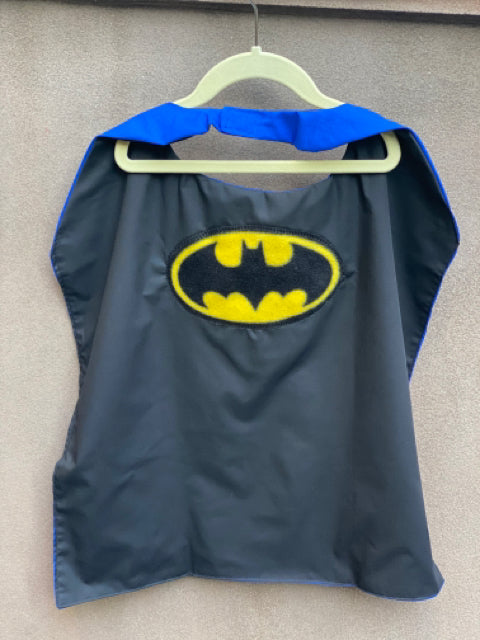 Blue Superhero Reversible Cape (Super/Bat)