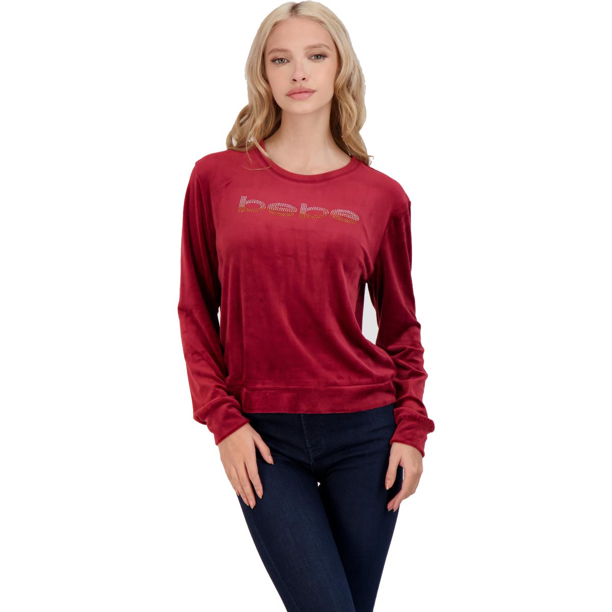 Womens Velour Comfy Sweatshirt