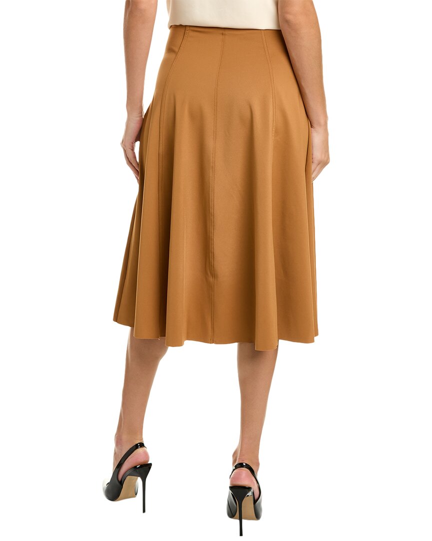 T Tahari Flared Ponte Skirt