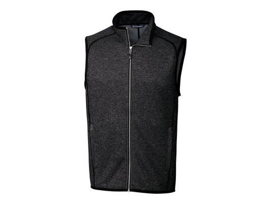 Cutter & Buck Mainsail Sweater-Knit Mens Big and Tall Full Zip Vest