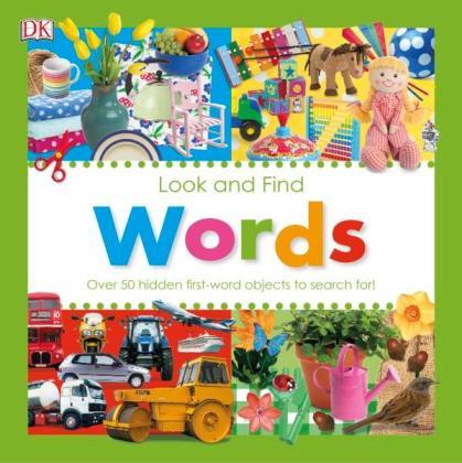 DK - Look & Find - WORDS over 50 hidden first-word objects to search for!