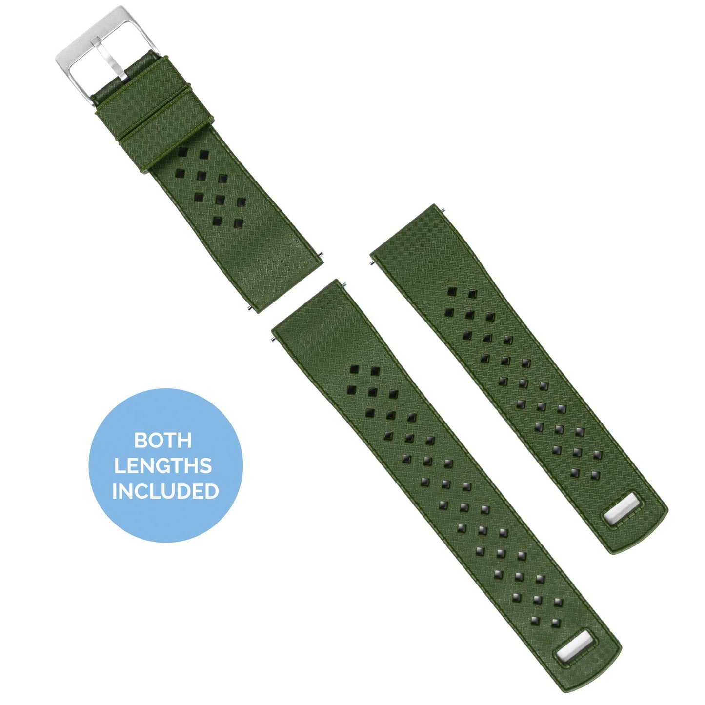 Samsung Galaxy Watch Tropical Style Army Green Watch Band