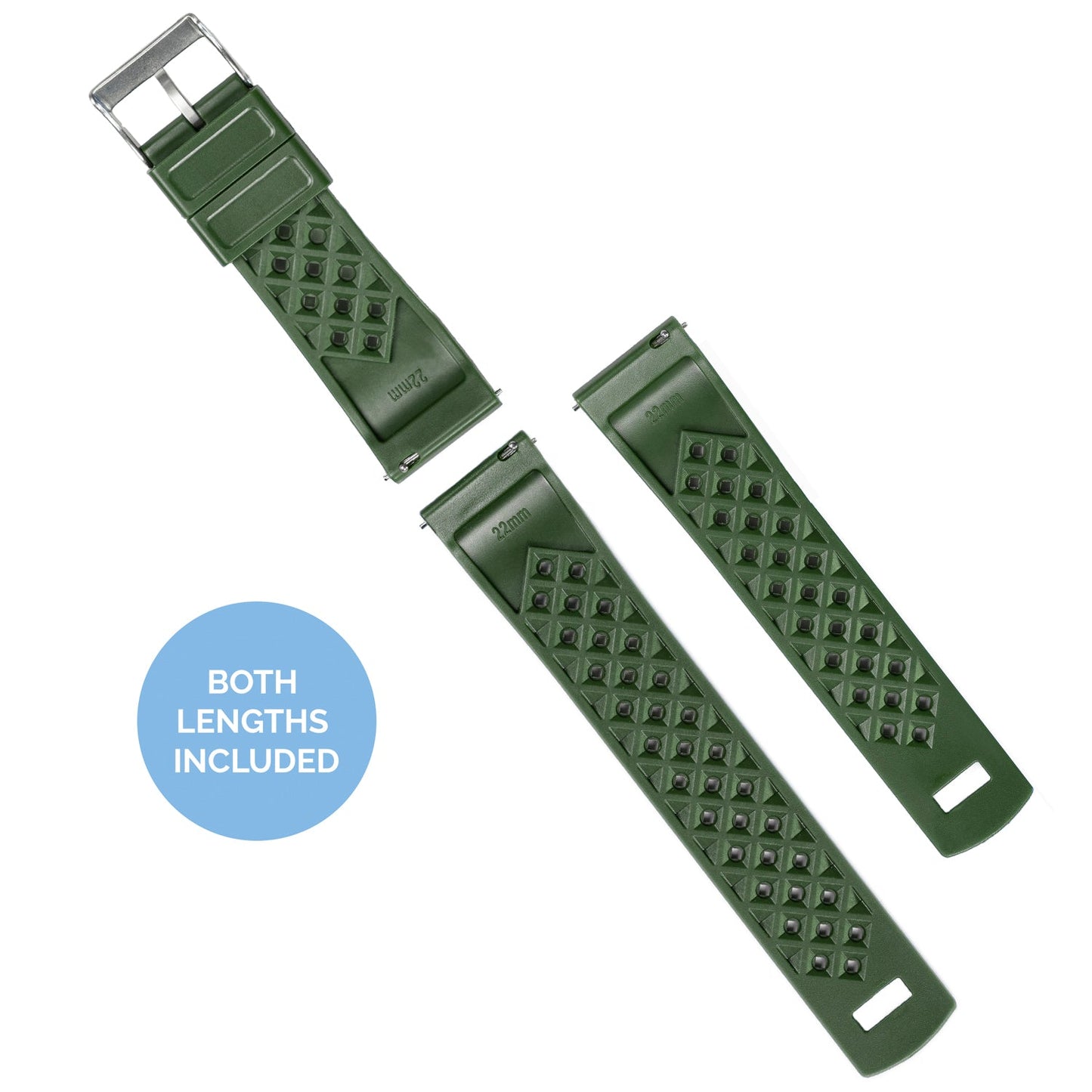 Samsung Galaxy Watch Tropical Style Army Green Watch Band