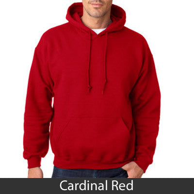 Delta Upsilon Hooded Sweatshirt - Gildan 18500 - TWILL