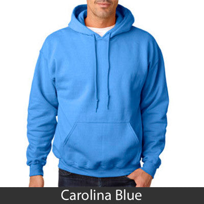 Delta Upsilon Hooded Sweatshirt - Gildan 18500 - TWILL