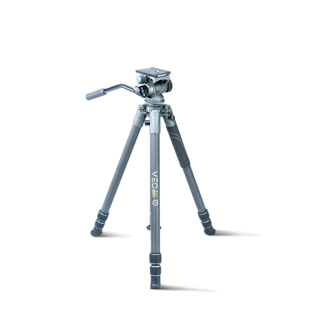 VEO 2 PRO 263CV CARBON FIBER TRIPOD WITH 2-WAY VIDEO PAN HEAD - RATED AT 11LBS/5KG