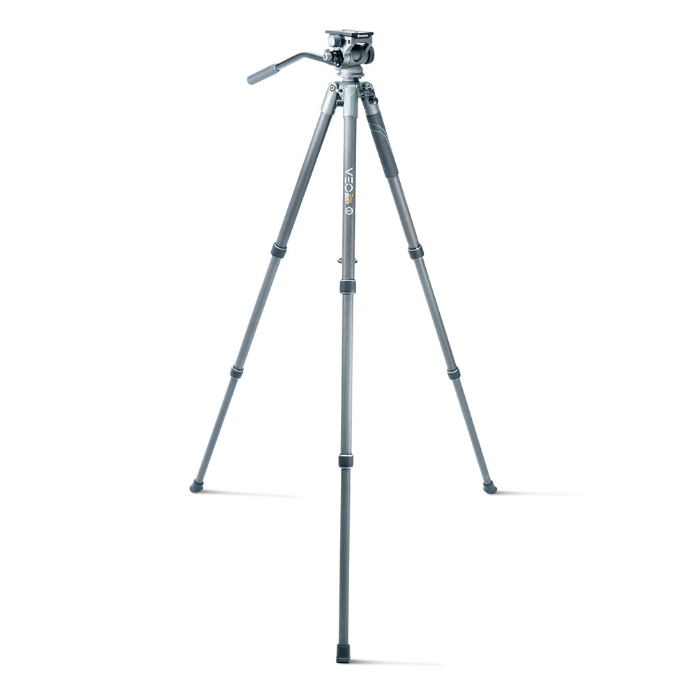 VEO 2 PRO 263CV CARBON FIBER TRIPOD WITH 2-WAY VIDEO PAN HEAD - RATED AT 11LBS/5KG