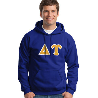 Delta Upsilon Hooded Sweatshirt - Gildan 18500 - TWILL