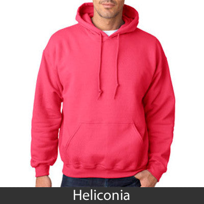 Delta Upsilon Hooded Sweatshirt - Gildan 18500 - TWILL