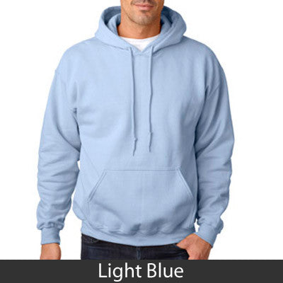 Delta Upsilon Hooded Sweatshirt - Gildan 18500 - TWILL