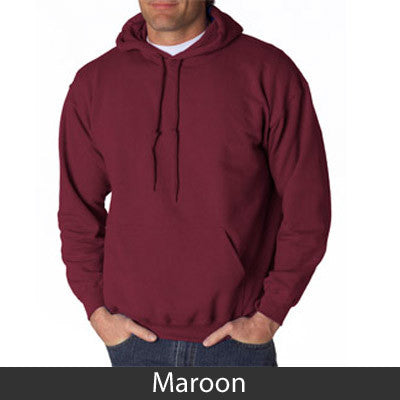 Delta Upsilon Hooded Sweatshirt - Gildan 18500 - TWILL