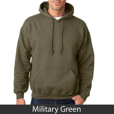 Delta Upsilon Hooded Sweatshirt - Gildan 18500 - TWILL