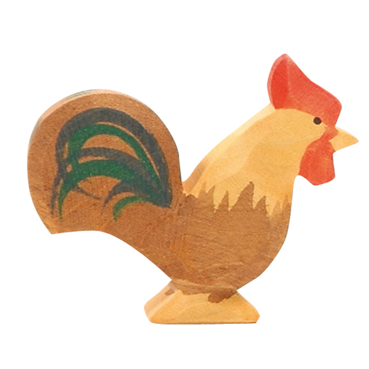 Rooster - Brown by Ostheimer Wooden Toys