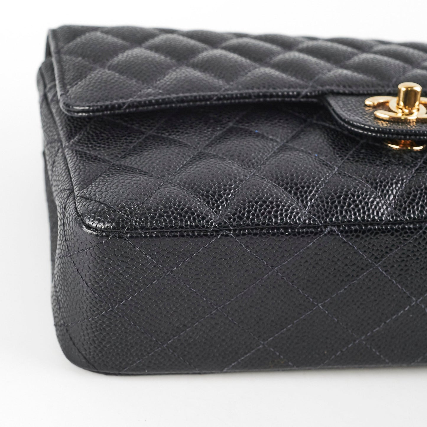 Chanel Medium/Large Classic Flap Caviar Black