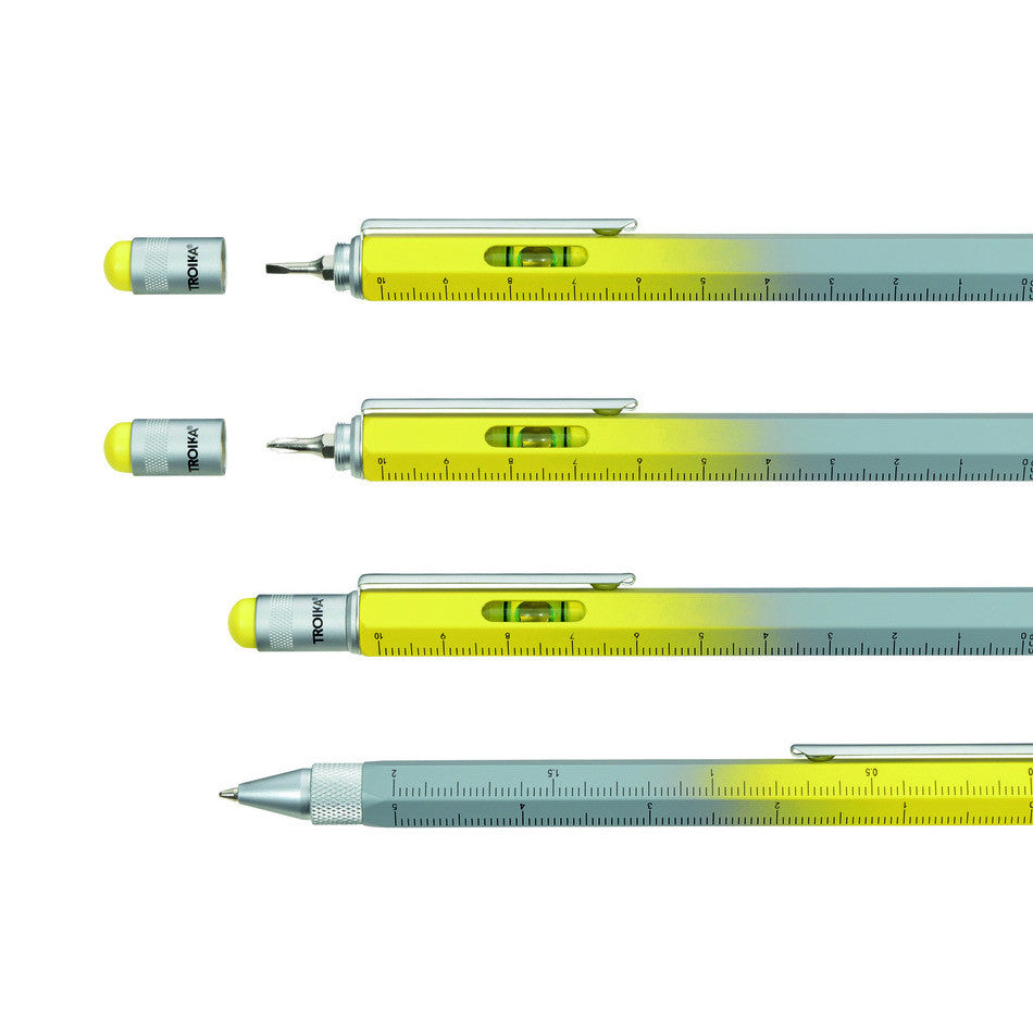 Troika Construction Tool Pen Yellow/Grey