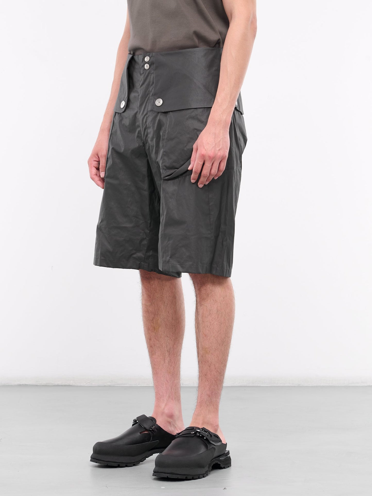 Flap Shorts (TRS-107-04-BROWN)