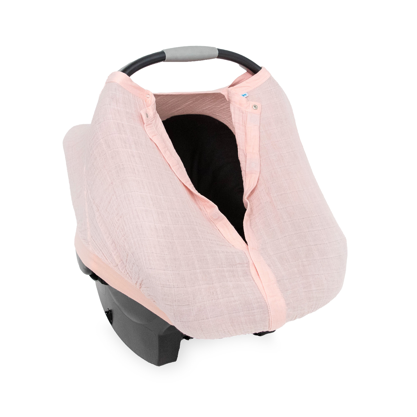 Cotton Muslin Car Seat Canopy - Rose Petal