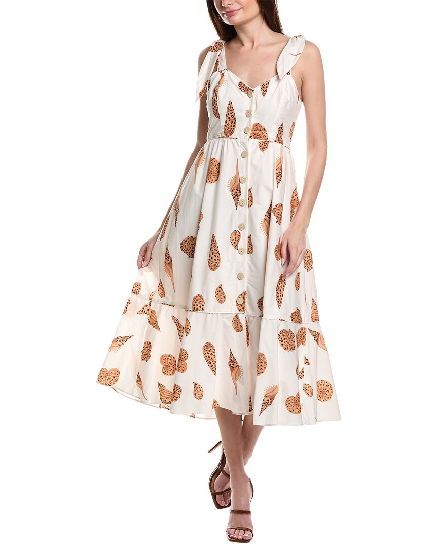 FARM Rio Leopard Shell Midi Dress