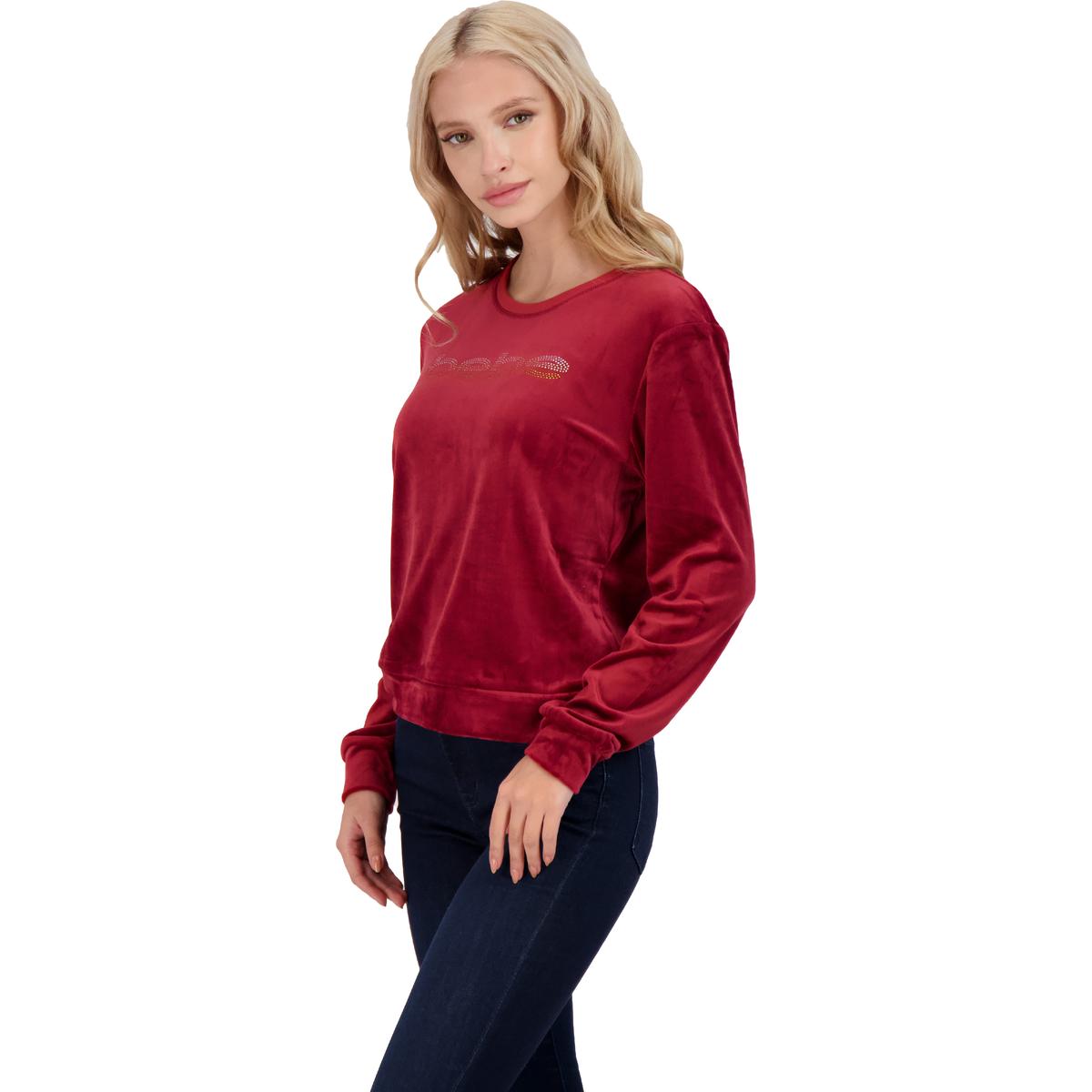 Womens Velour Comfy Sweatshirt