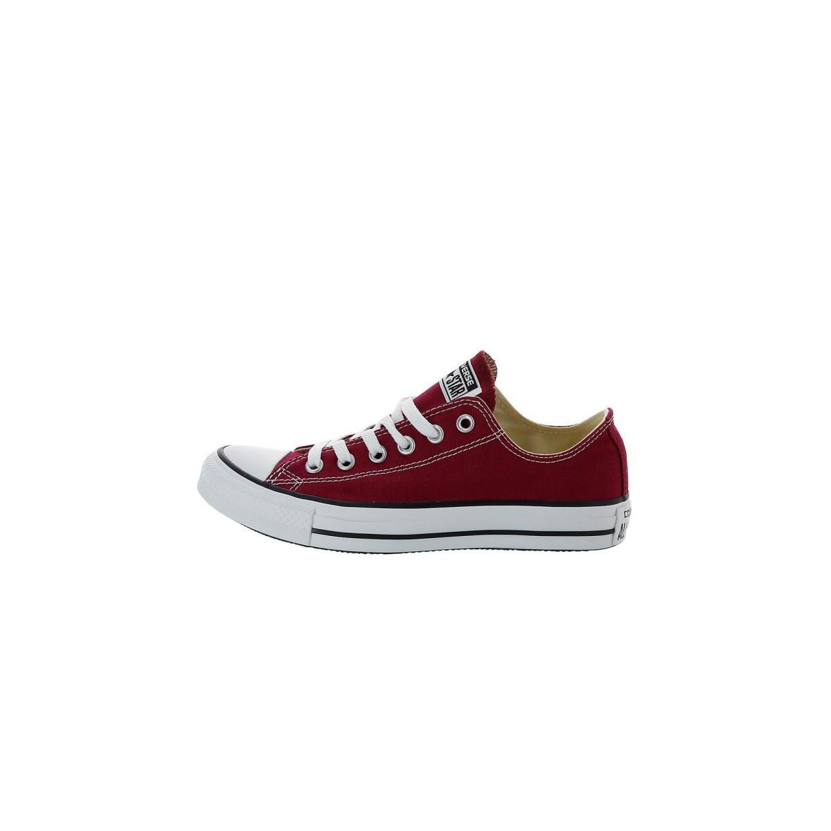 Baskets Ct All Star Canvas Ox - Bordeaux - Mixte