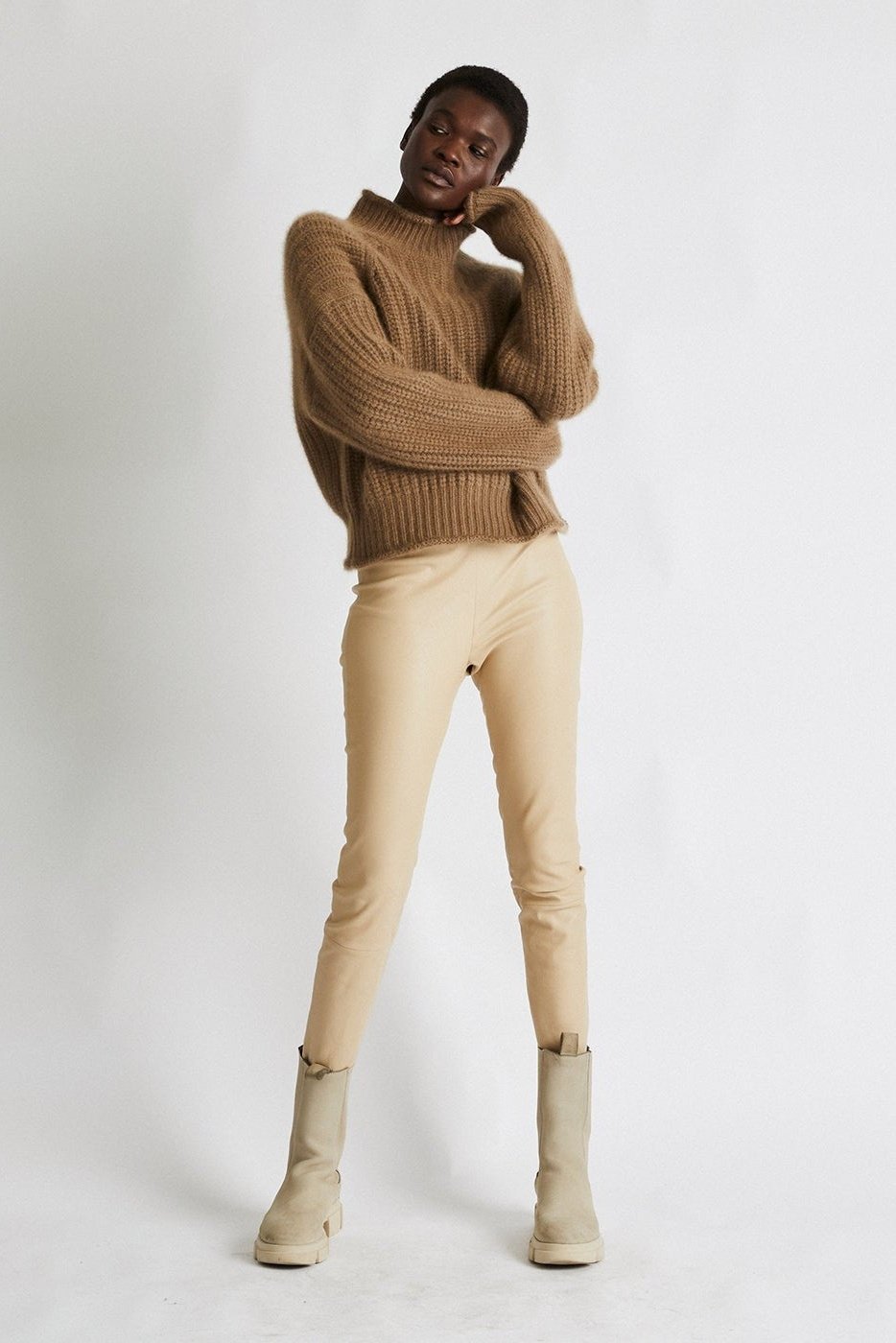 + Beryll Carole Cashmere Sweater | Driftwood