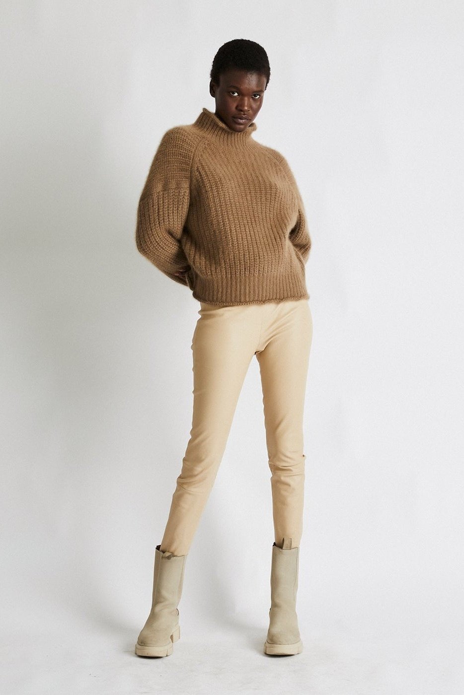 + Beryll Carole Cashmere Sweater | Driftwood