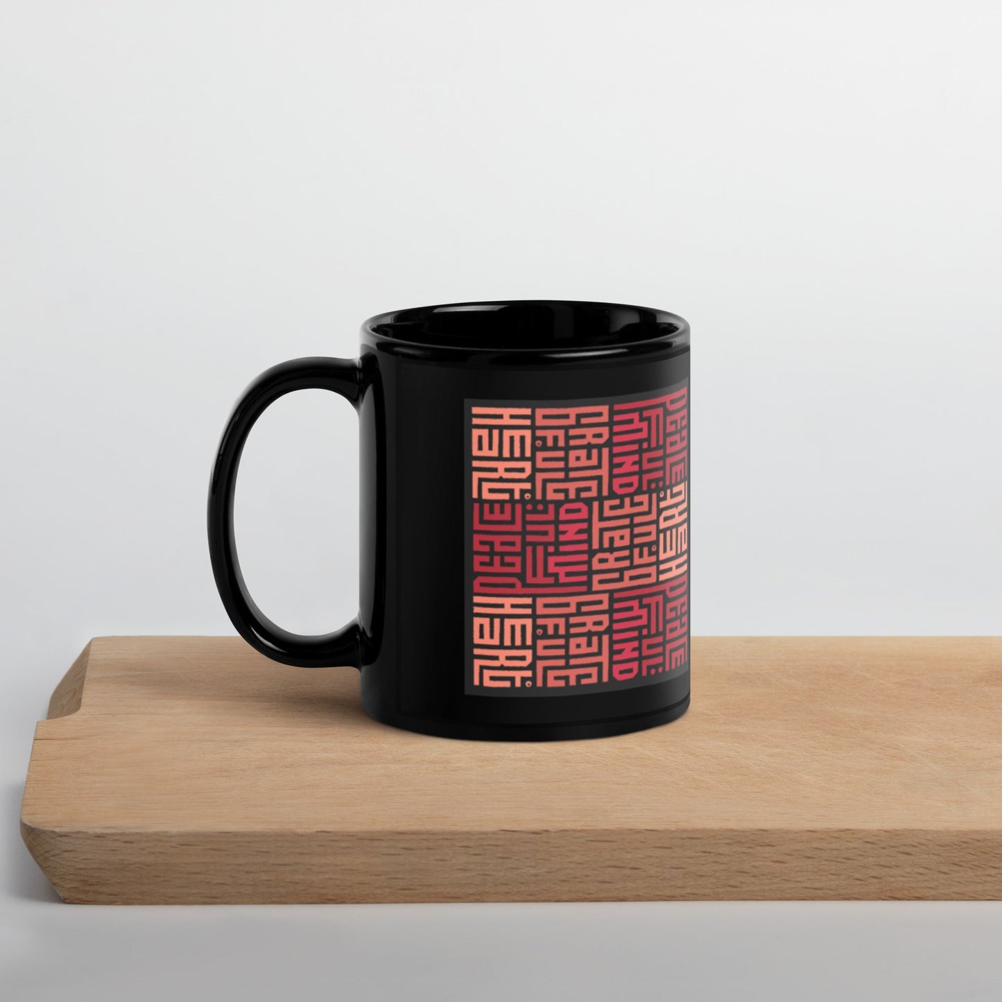 Black Glossy Mug