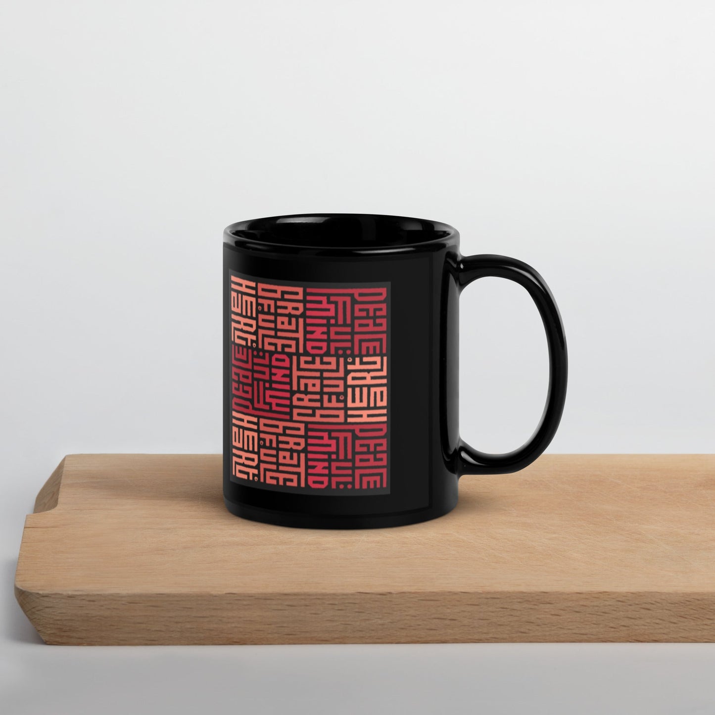 Black Glossy Mug