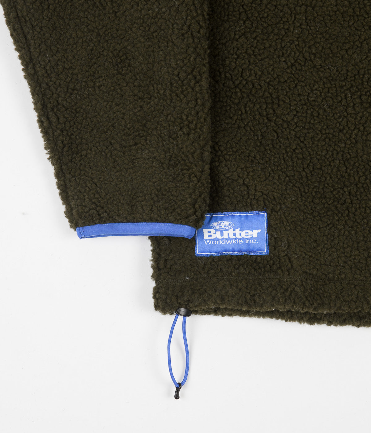 Butter Goods Sherpa Crewneck Sweatshirt - Deep Green